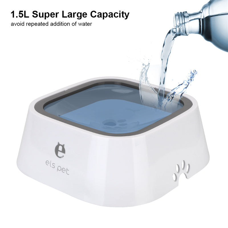 1.5L Floating Dog Water Bowl