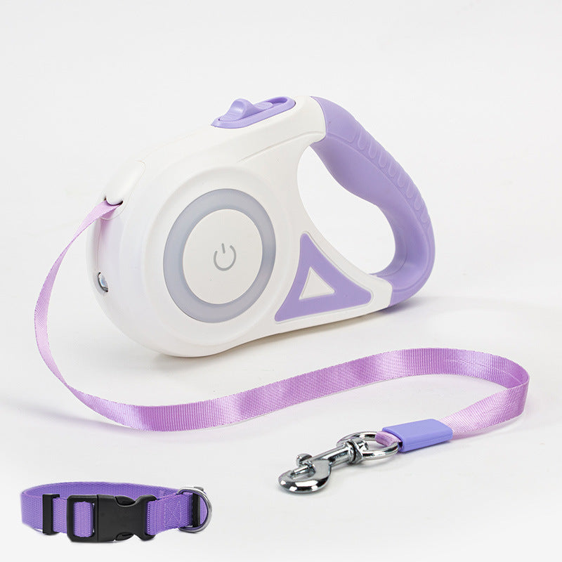 Retractable Dog Leash and Collar