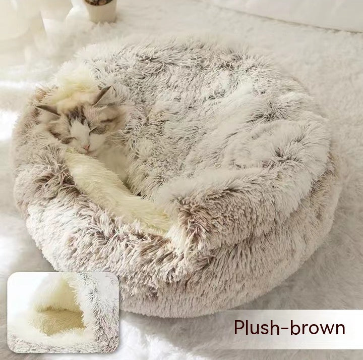 2-in-1 Dog and Cat Bed