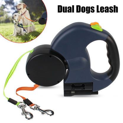 Retractable Dual Dog Leash