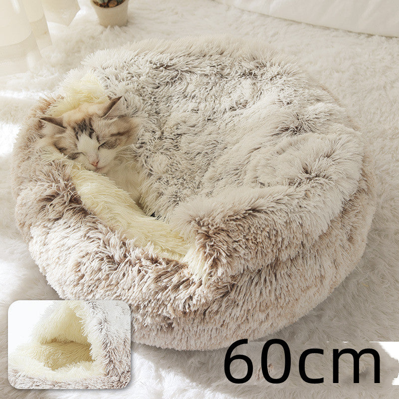 2-in-1 Dog and Cat Bed