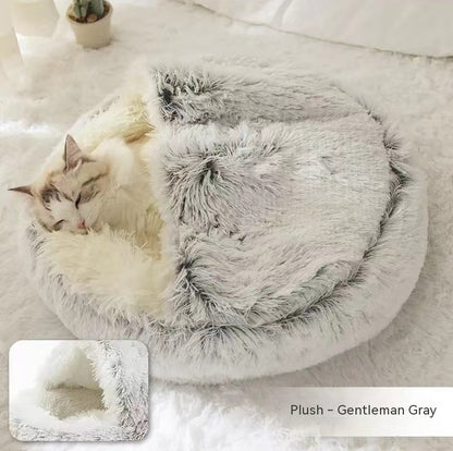 2-in-1 Dog and Cat Bed