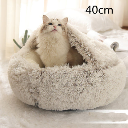 2-in-1 Dog and Cat Bed