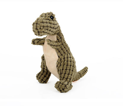 Dinosaur Plush Dog Toy