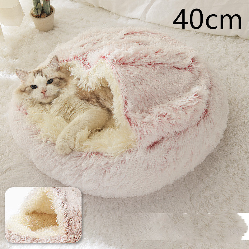 2-in-1 Dog and Cat Bed