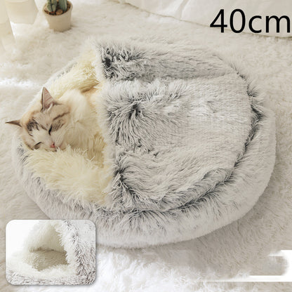 2-in-1 Dog and Cat Bed