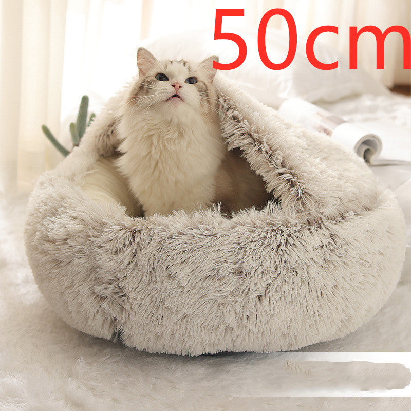 2-in-1 Dog and Cat Bed