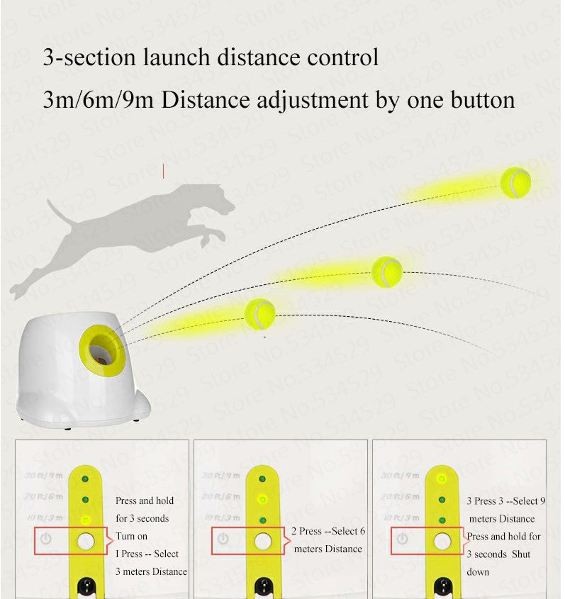 Automatic Interactive Dog Ball Launcher