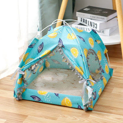 Foldable Dog House Bed