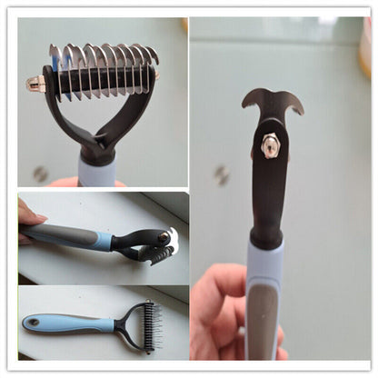 Double-Sided Pet Grooming Brush