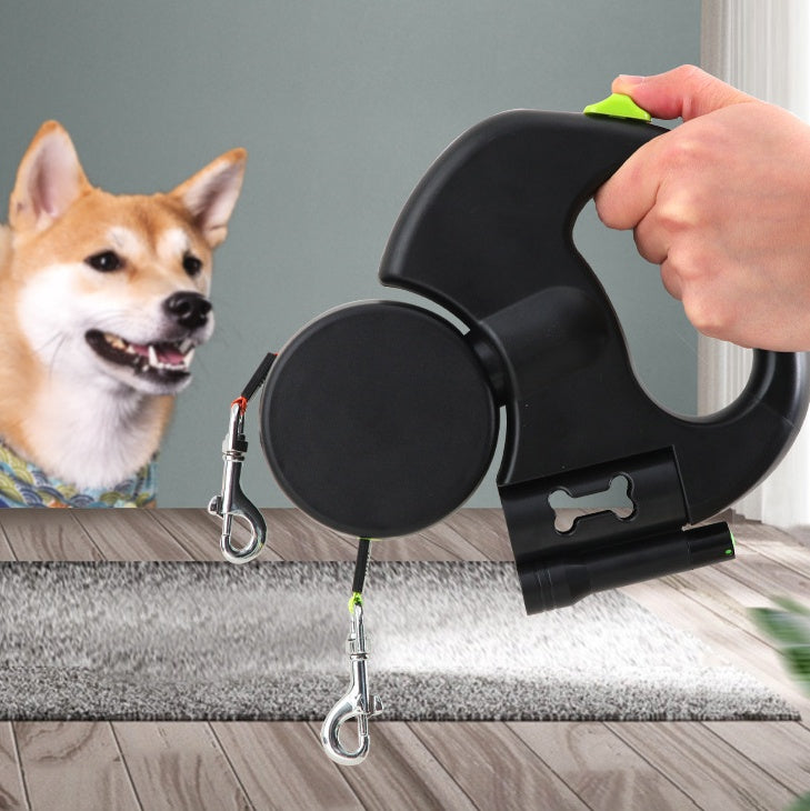 Retractable Dual Dog Leash