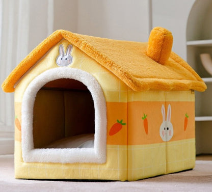 Foldable Dog House Bed