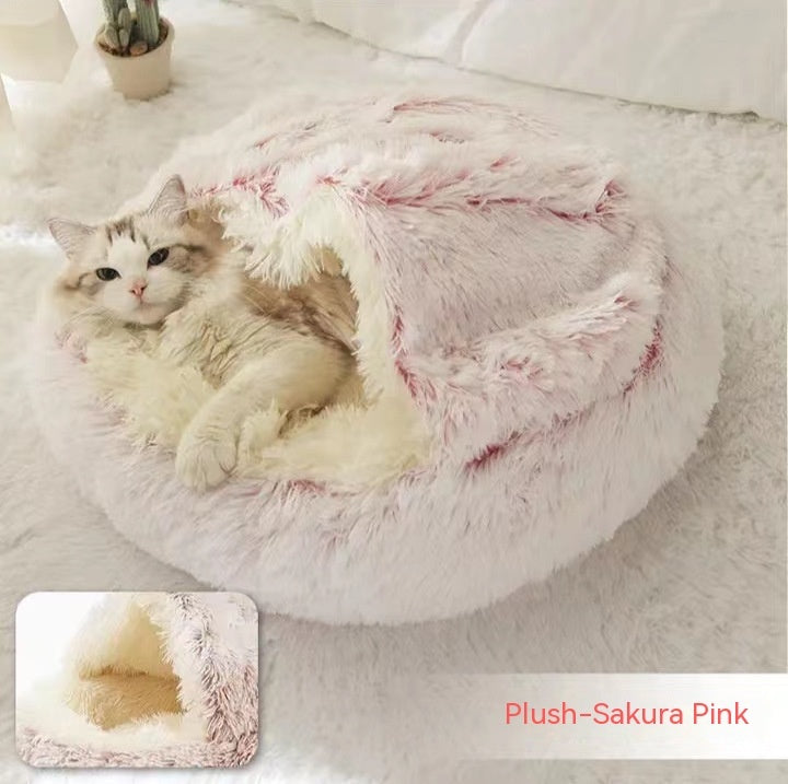 2-in-1 Dog and Cat Bed