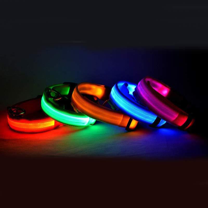 LED Glow-in-Dark Dog Collar