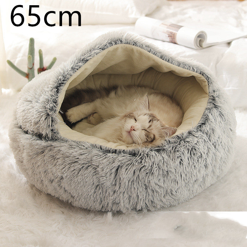 2-in-1 Dog and Cat Bed