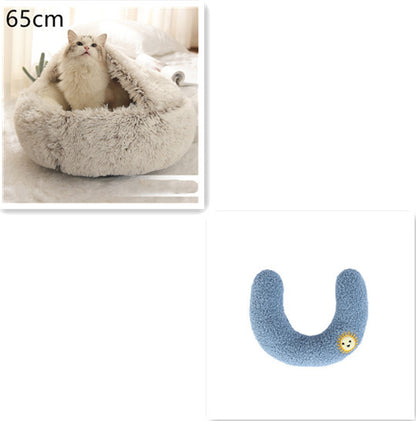 2-in-1 Dog and Cat Bed