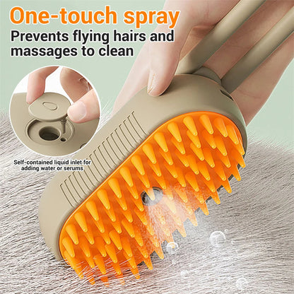 3-in-1 Cat Steam Brush