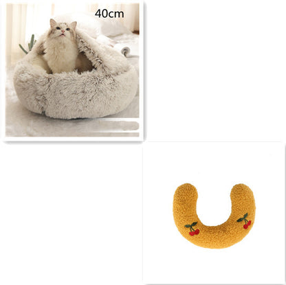 2-in-1 Dog and Cat Bed