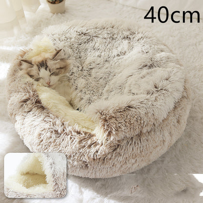 2-in-1 Dog and Cat Bed