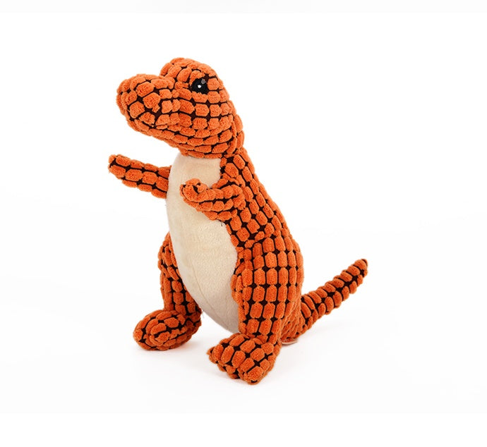 Dinosaur Plush Dog Toy