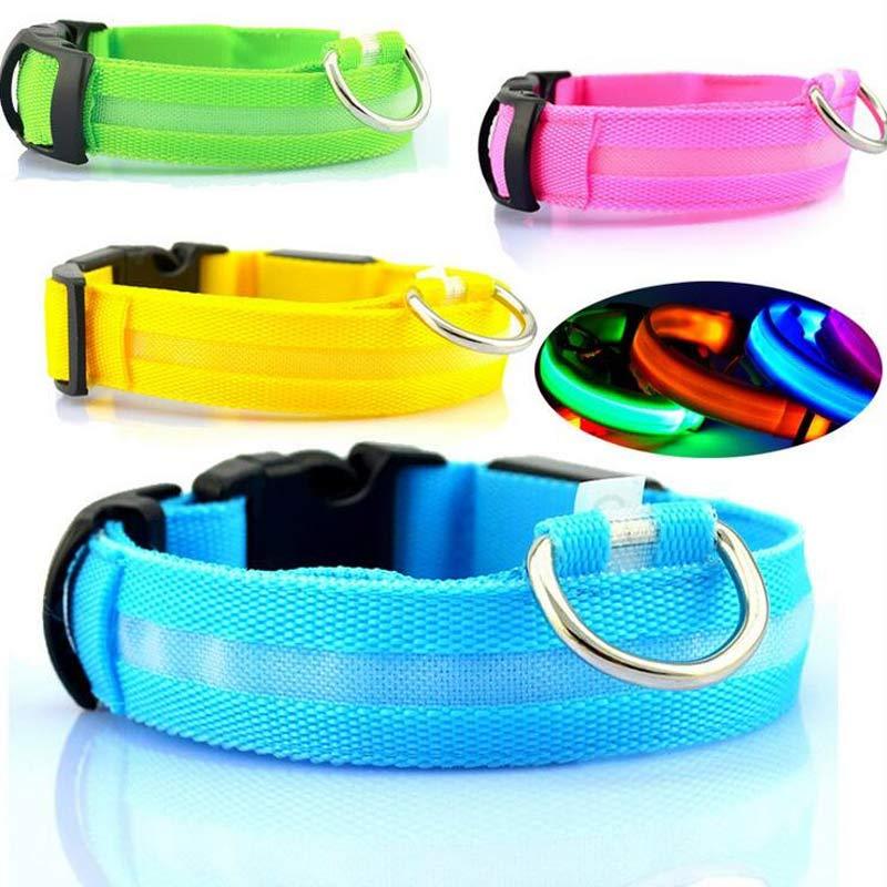 LED Glow-in-Dark Dog Collar