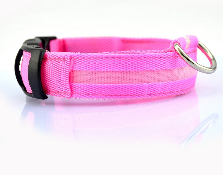 LED Glow-in-Dark Dog Collar