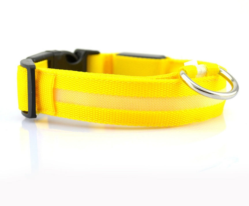 LED Glow-in-Dark Dog Collar