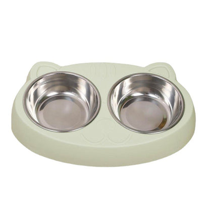 Stainless Steel Double Dog Bowls