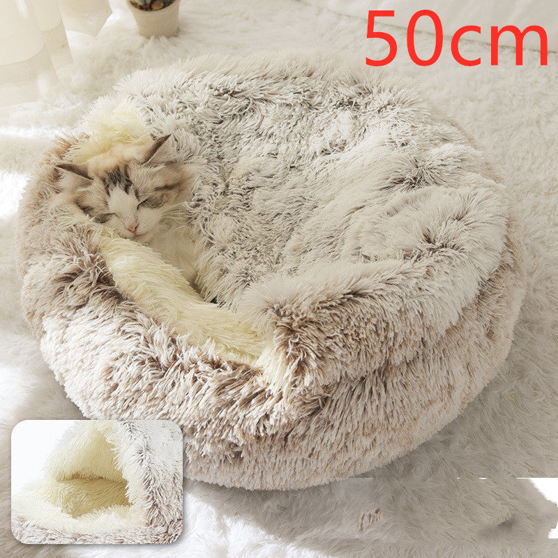 2-in-1 Dog and Cat Bed