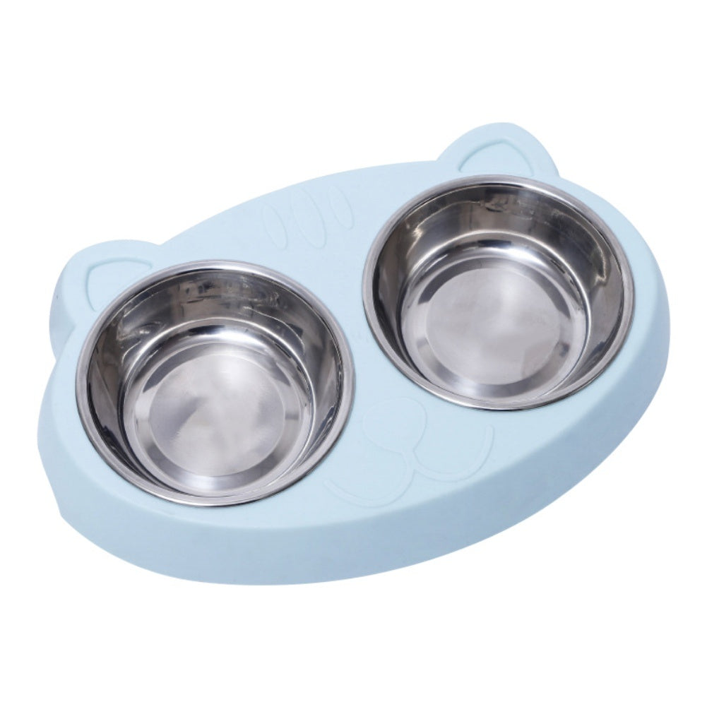 Stainless Steel Double Dog Bowls