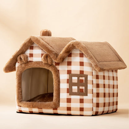 Foldable Dog House Bed