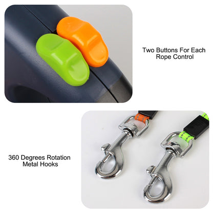 Retractable Dual Dog Leash