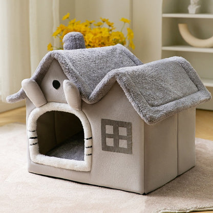 Foldable Dog House Bed