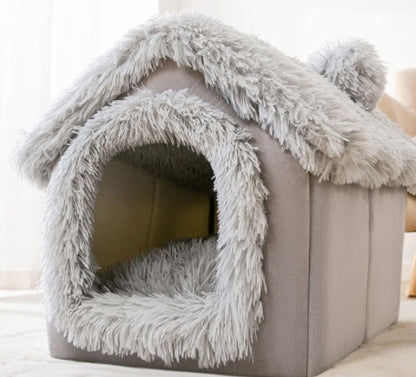 Foldable Dog House Bed