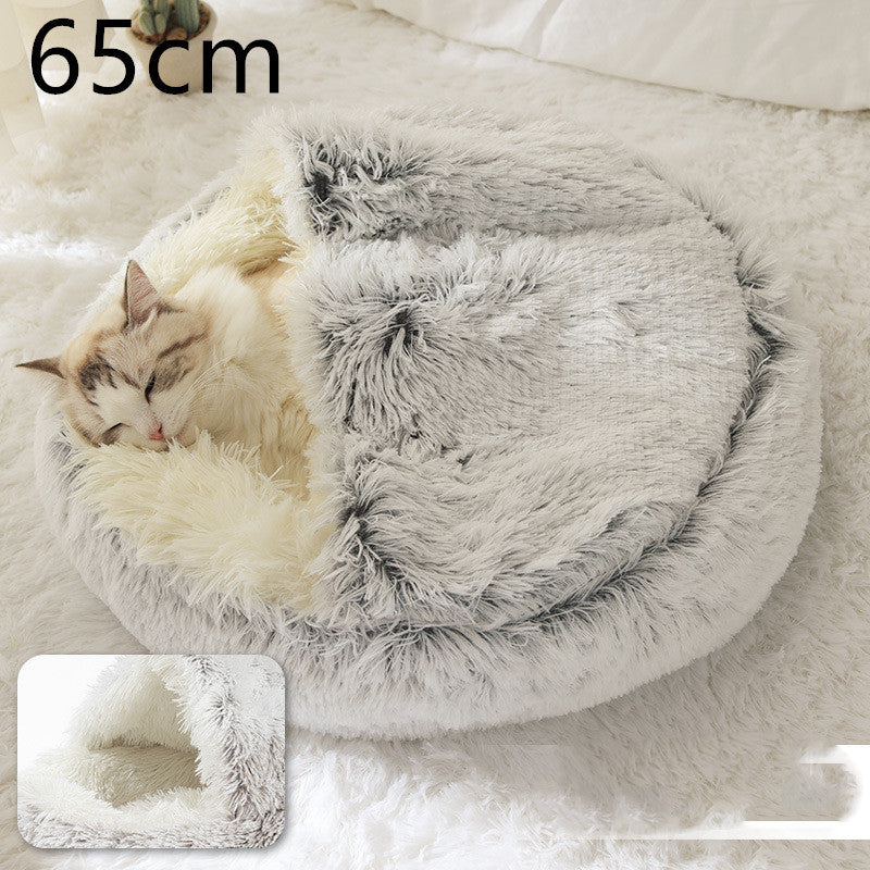 2-in-1 Dog and Cat Bed