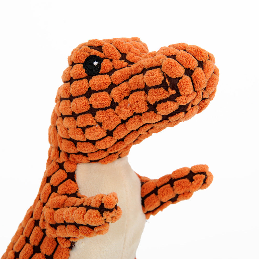 Dinosaur Plush Dog Toy