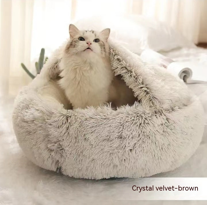 2-in-1 Dog and Cat Bed