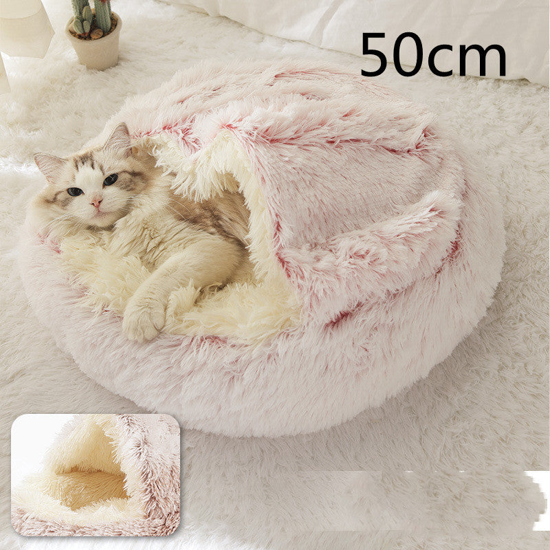 2-in-1 Dog and Cat Bed