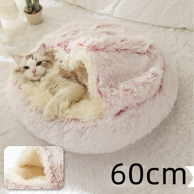 2-in-1 Dog and Cat Bed