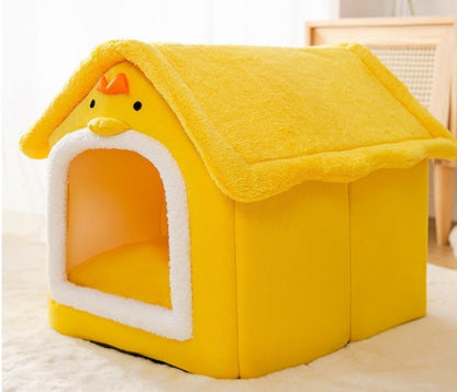 Foldable Dog House Bed