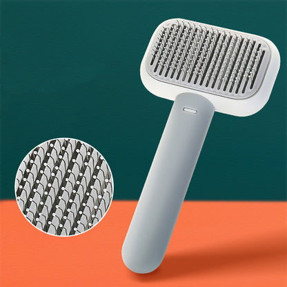 Stainless Steel Open-Knot Grooming Brush