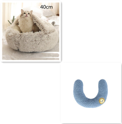 2-in-1 Dog and Cat Bed