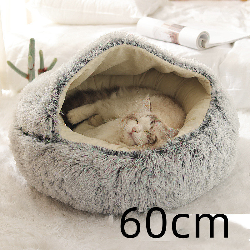 2-in-1 Dog and Cat Bed