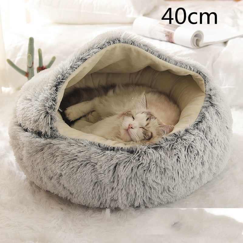 2-in-1 Dog and Cat Bed