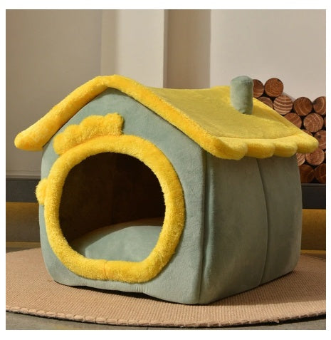 Foldable Dog House Bed