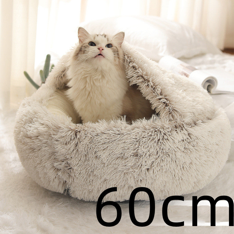 2-in-1 Dog and Cat Bed