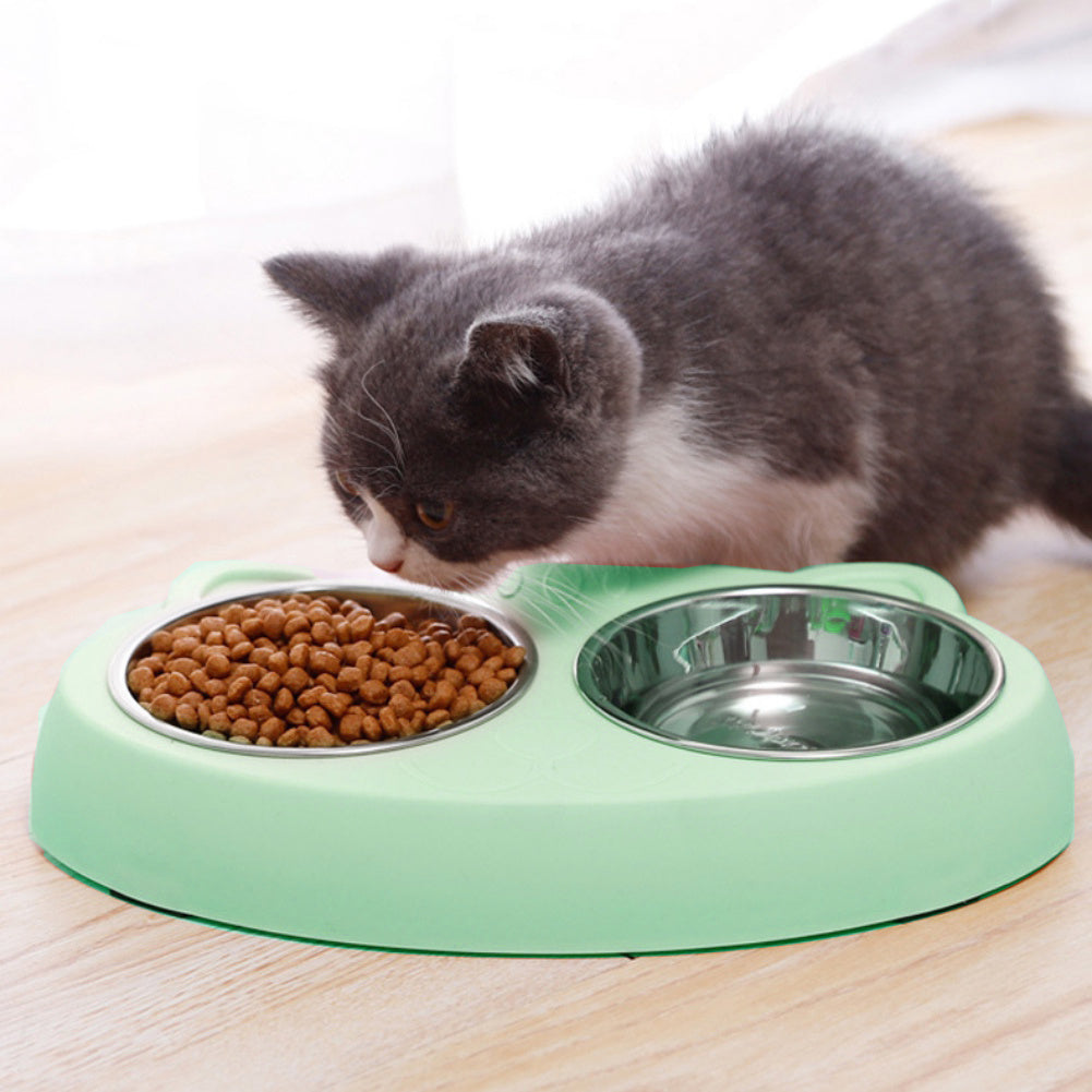Stainless Steel Double Dog Bowls